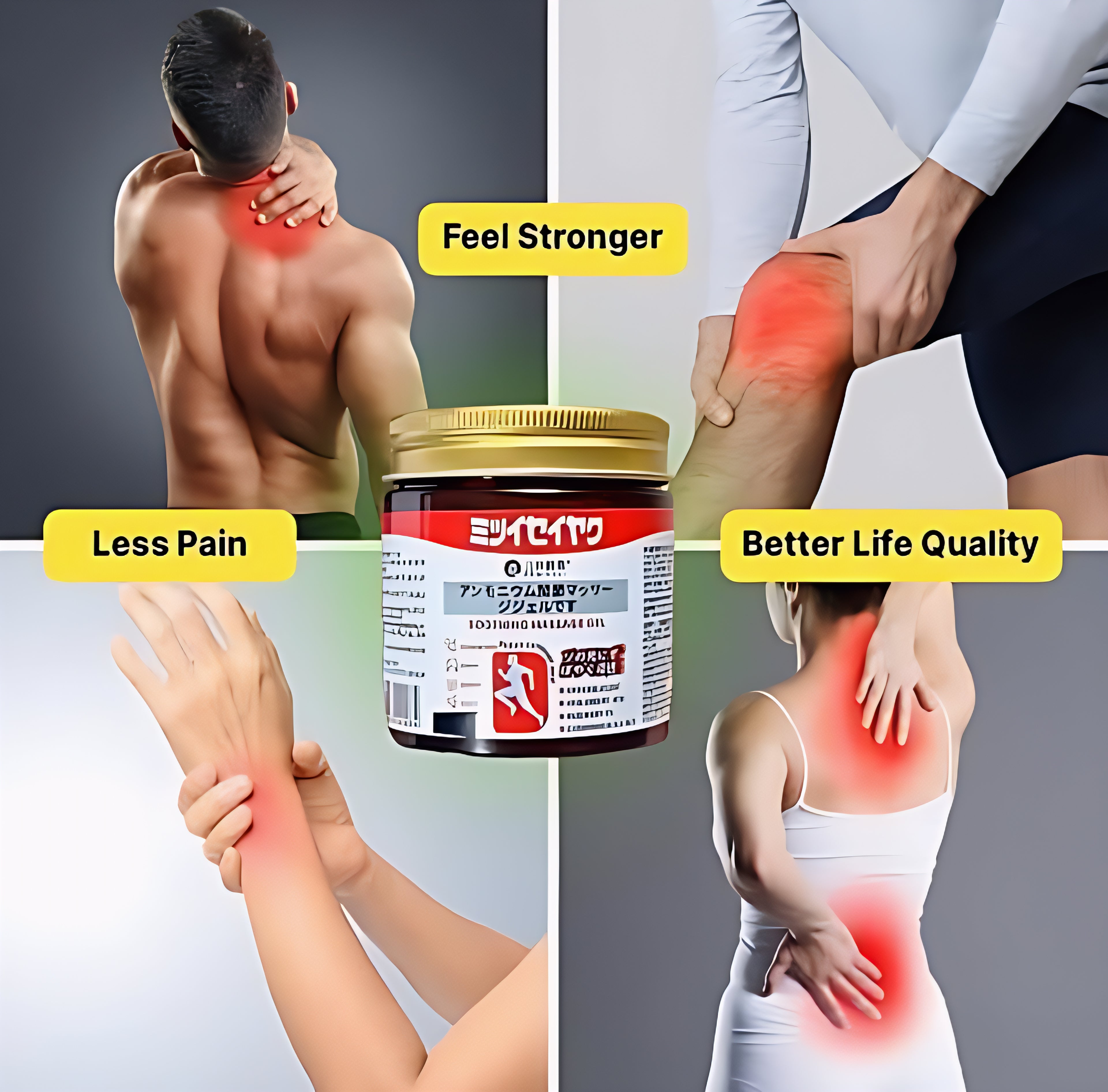 Instant Pain Relief – Japanese Technology Massage Gel (Natural & Safe) Buy 1 Get 1 FREE