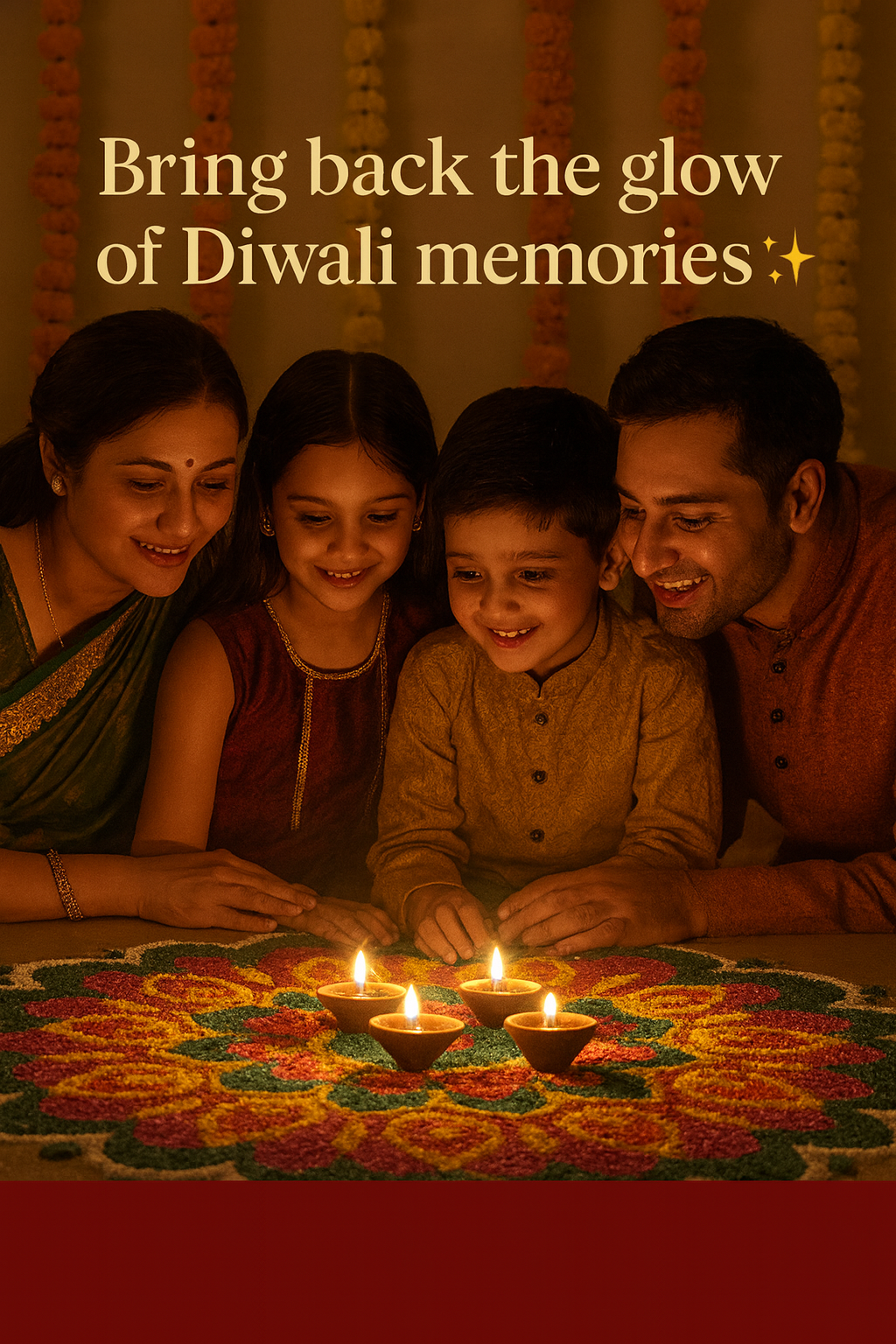 🪔 Divine Flame LED Light Water Sensor Diyas (Plastic) with, Ambient Lights