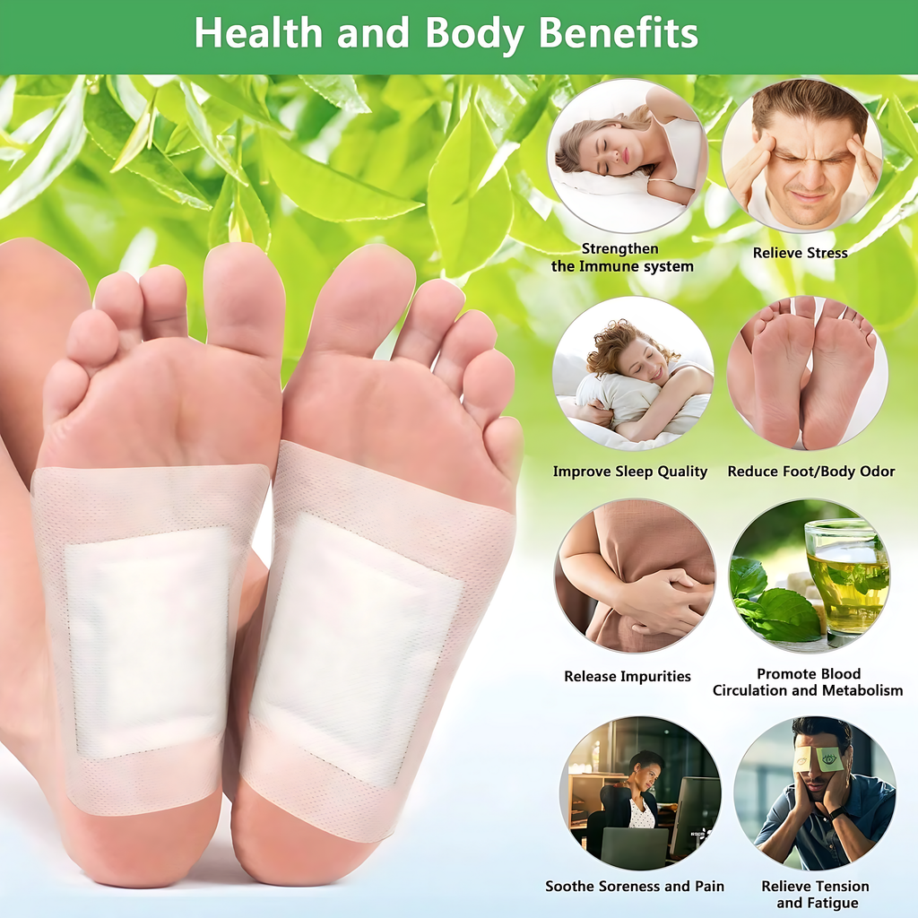 KINOKI Cleansing Detox Foot Pads, (20pcs) For 20 Day